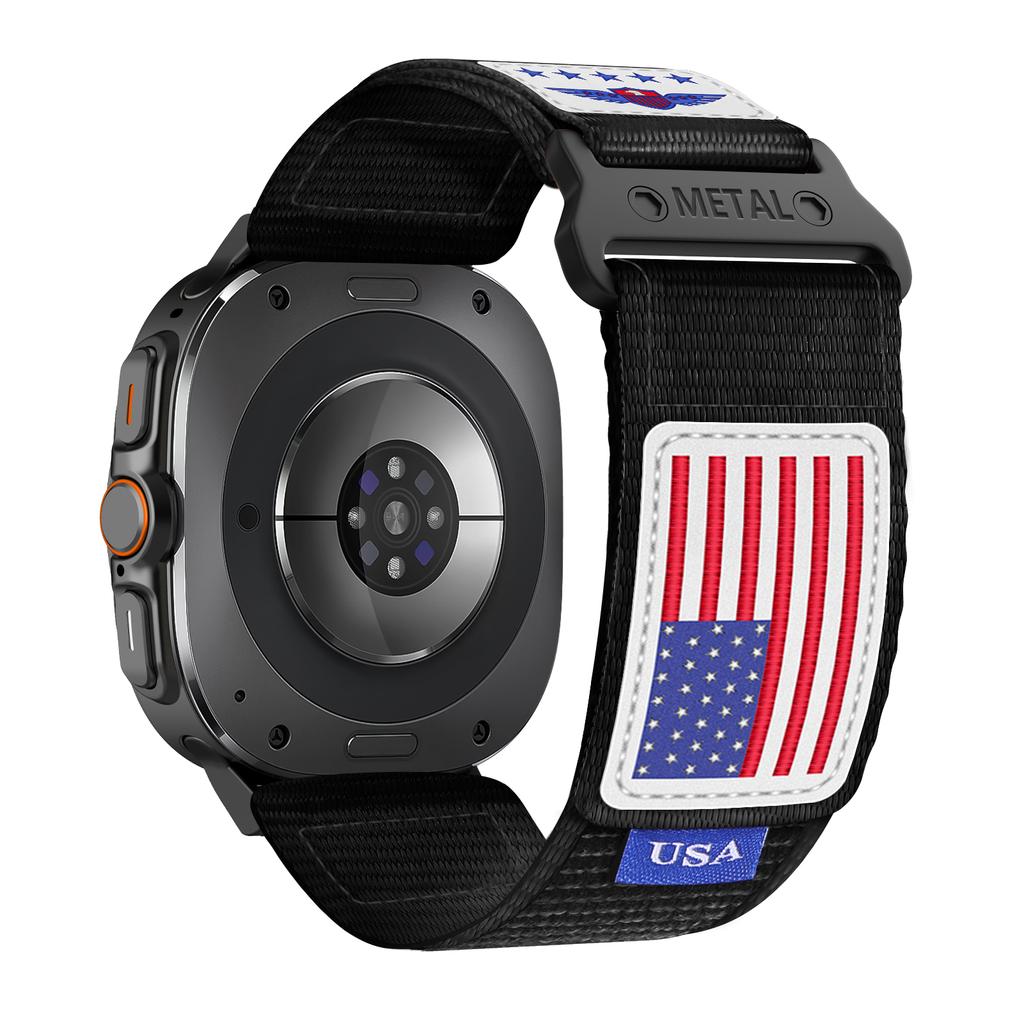 Strap For Samsung Galaxy Watch 7 Ultra 47mm accessories Sport Fabric Rugged Nylon bracelet correa Galaxy watch Ultra band 47 mm