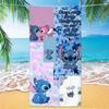 Western Anime Pattern Soft Thick Microfiber Large Towel For Children Beach Swimming