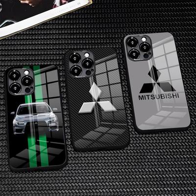 Чехол для телефона JDM B-B-MitsubishiES для IPhone 17 Pro Max 16 15 14 Pro Max 13 11 X Xs Xr 8 7Plus Стеклянная крышка