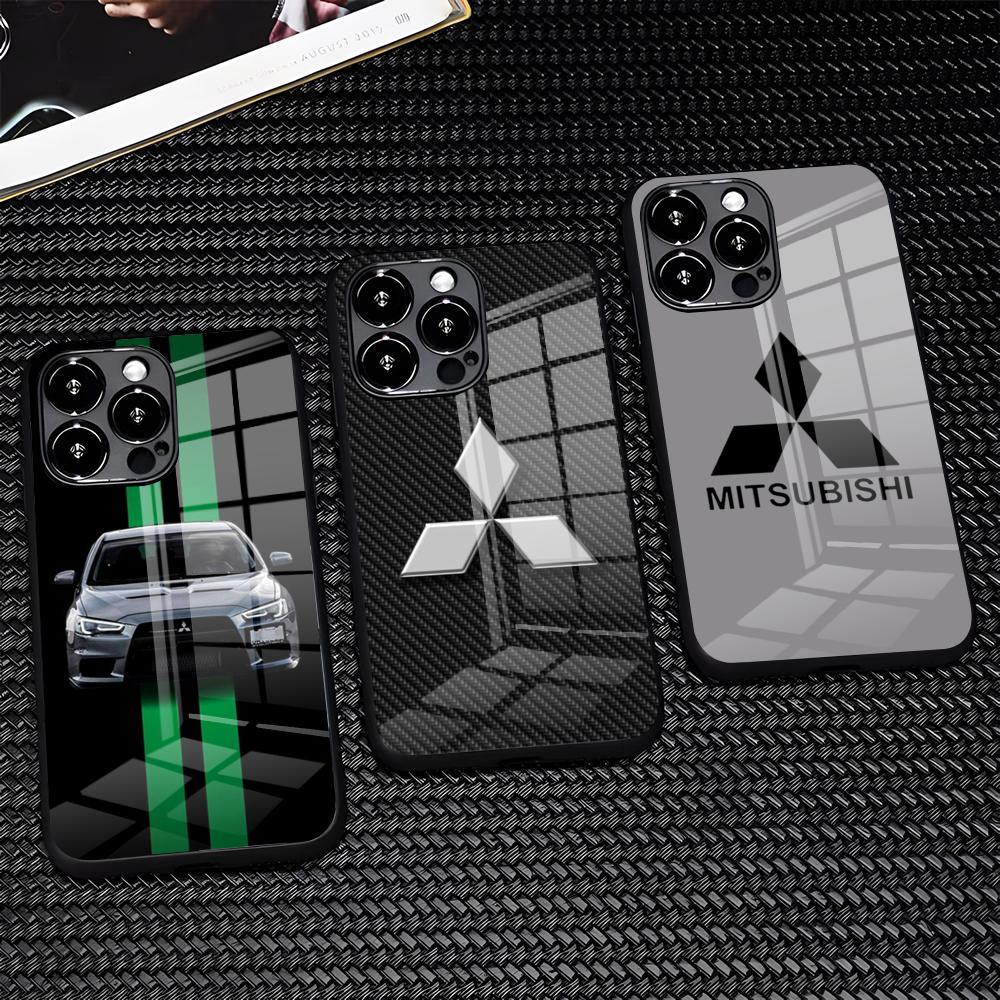 Чехол для телефона JDM B-B-MitsubishiES для IPhone 17 Pro Max 16 15 14 Pro Max 13 11 X Xs Xr 8 7Plus Стеклянная крышка
