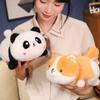 Мягкая плюшевая игрушка животное корги панда кошка кукла для детей подарок хлопок ПП наполнитель