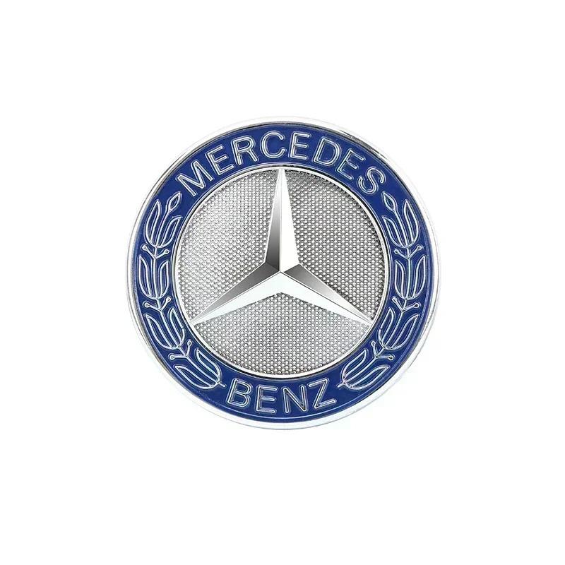 Car Metal Flat Hood Emblem Front Badge Logo Fit For Mercedes Benz AMG W212 W213 W205 W177 W247 W176 CLS CLA CLK CLG GLS X253 yyy1