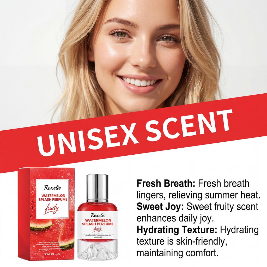Watermelon Sugar Cane Perfume - Summer Outdoor Dating Travel Fresh Fruity Scent Natural Long-Lasting Unique Aroma Portable Body Spray 30ml
