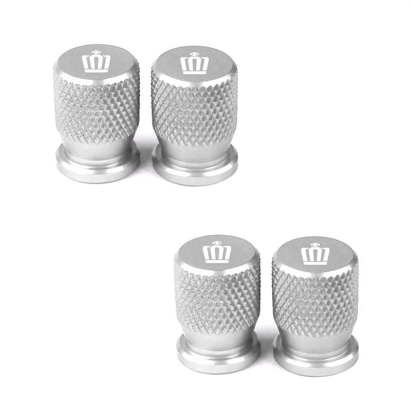 For Toyota ew124pcs Car Wheel Tire Valve Caps Aluminum Airtight Covers Badge Emblem for Toyota Crown Accessories ZEA1