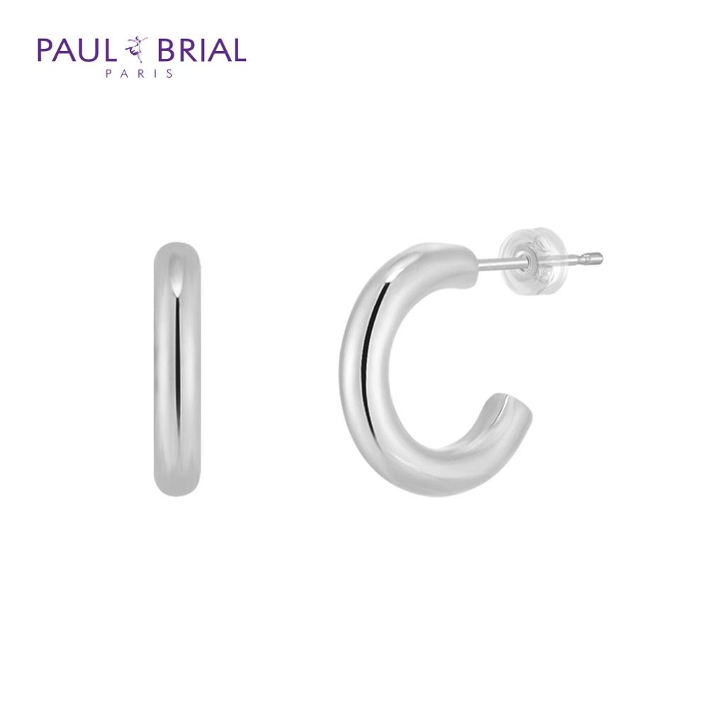 PAULBRIAL PYBE0177 (РГ) Базовые серьги-кольца в форме пончика, маленькие
