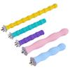 Pet Parrot Claw Grinding Stick Wooden Stick Bird Perching Sand Parakeet Grinding Bar Teeth Bites Toy For Parrot Cage Accessories