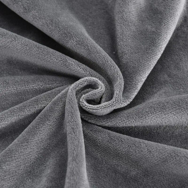 Чехол на обеденный стул, мягкий теплый бархатный чехол из спандекса для кухонного сиденья, сплошной цвет, короткие плюшевые чехлы на стулья, защита для дома