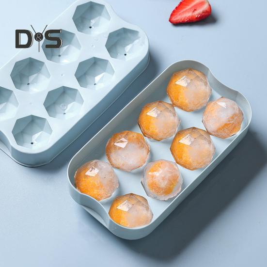 7 сеток/8 сеток, форма для кубиков льда, не содержит BPA, устойчива к разливу, PE, съемная крышка, машина для приготовления ледяных шаров, кухонная утварь