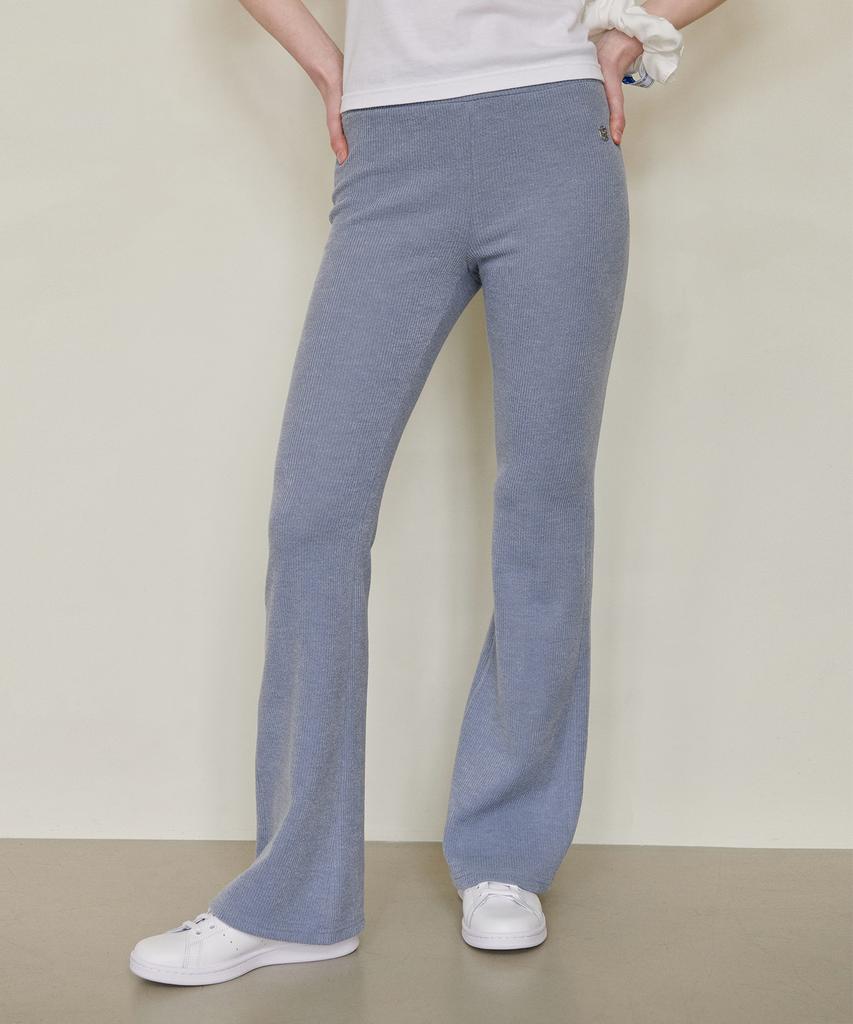 GOCORI Boots Cut Knit Pants - Vintage Blue Bootcut Pants Leggings Pants