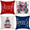 Pillow Patriotic Red Blue Star Dwarf Decorative Pillowcase Home Sofa Pillowcase