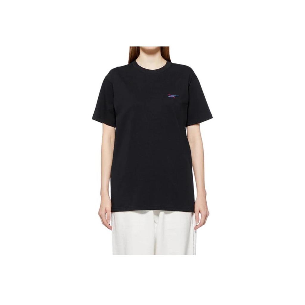 ONITSUKA TIGER Crew Neck Pullover Short Sleeve T-Shirt Unisex Tops Black 2183B200-001