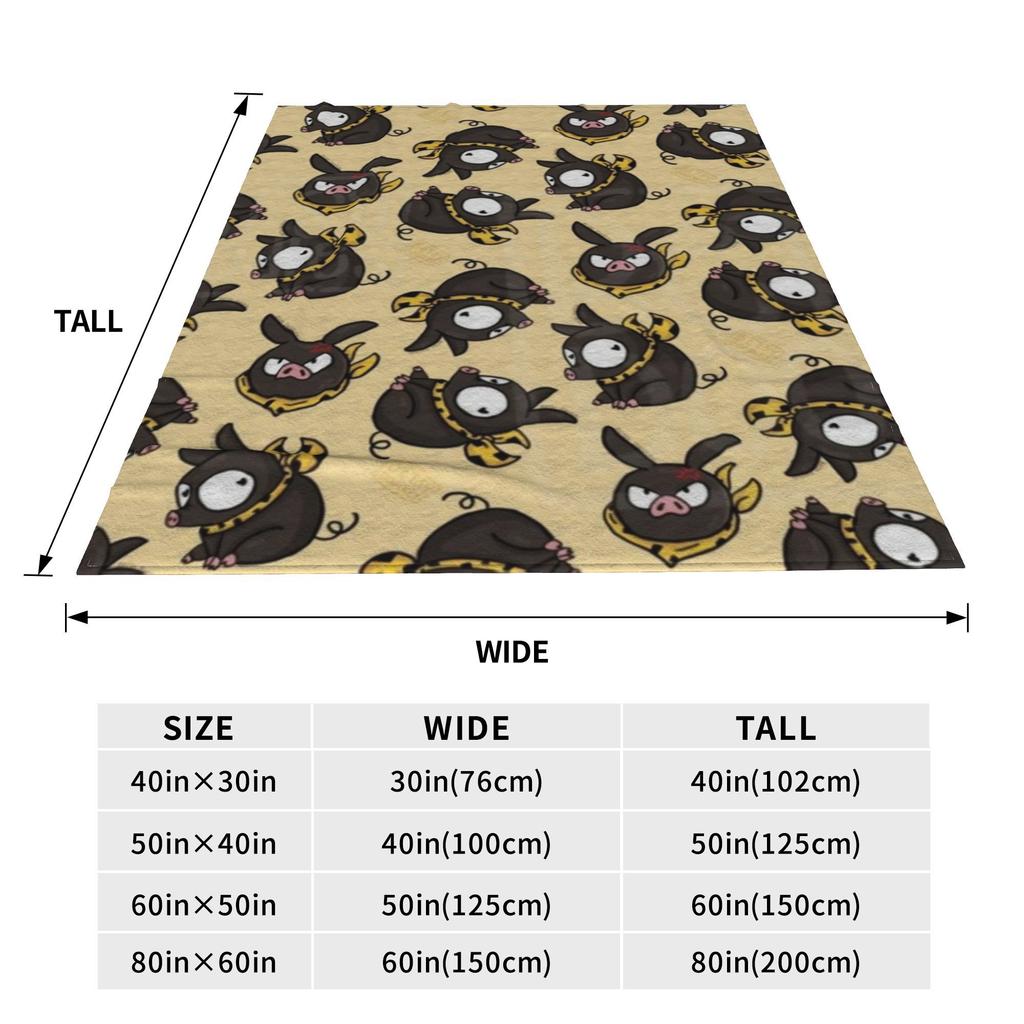 Пи-чан Рёга Потерянная свинья Ранма 1⁄2 Приключенческая комедия Одеяло Супермягкое Плед для дивана Постельное белье Путешествия Пледы Покрывало Квилт