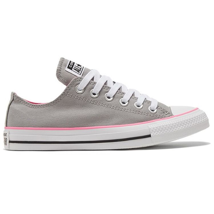 Converse Chuck Taylor All Star Casual Versatile Low Top Canvas Shoes Unisex Sneakers Gray White 157377C