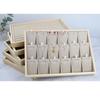 Multiple Styles Wooden Pendant Holder Apricot Jewelry Drawer Inserts Necklace Stand Prop  Earring