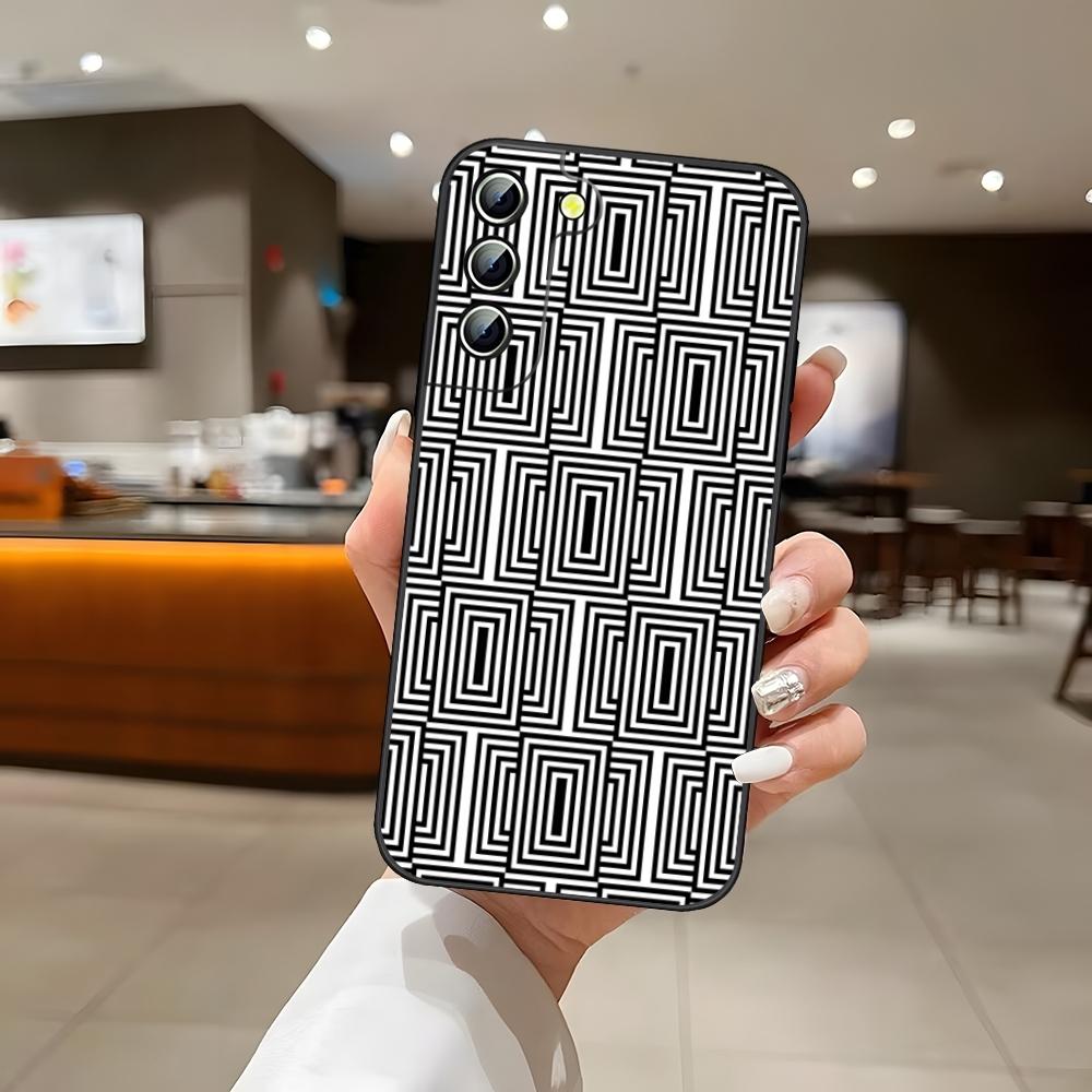 Geometric Bauhaus Art Phone Case For Samsung S24 Ultra S22 S23 S25 S20 Fe S21 Plus A54 A34 A16 A53 Back Cover