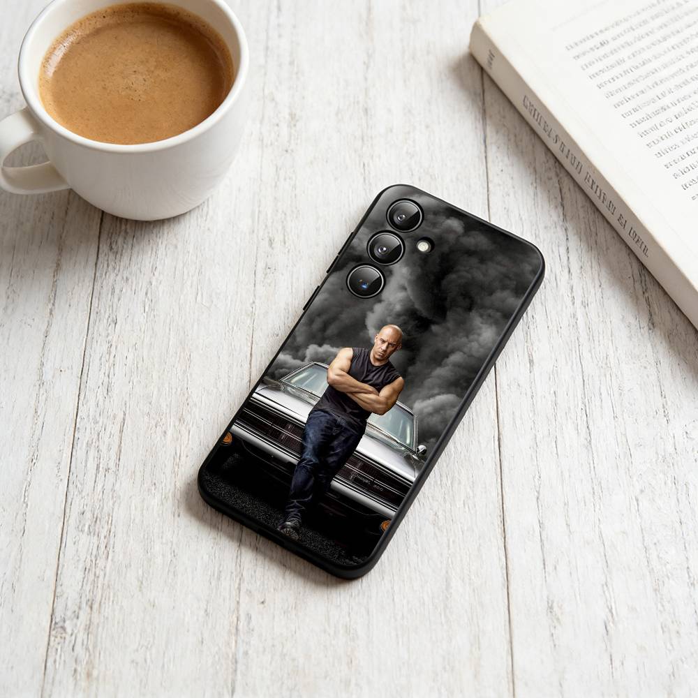 V-Vin Diesel Phone Case For Samsung Galaxy A73,A72,A71,A70,A53,A52,A51,Soft Silicone Black Cover