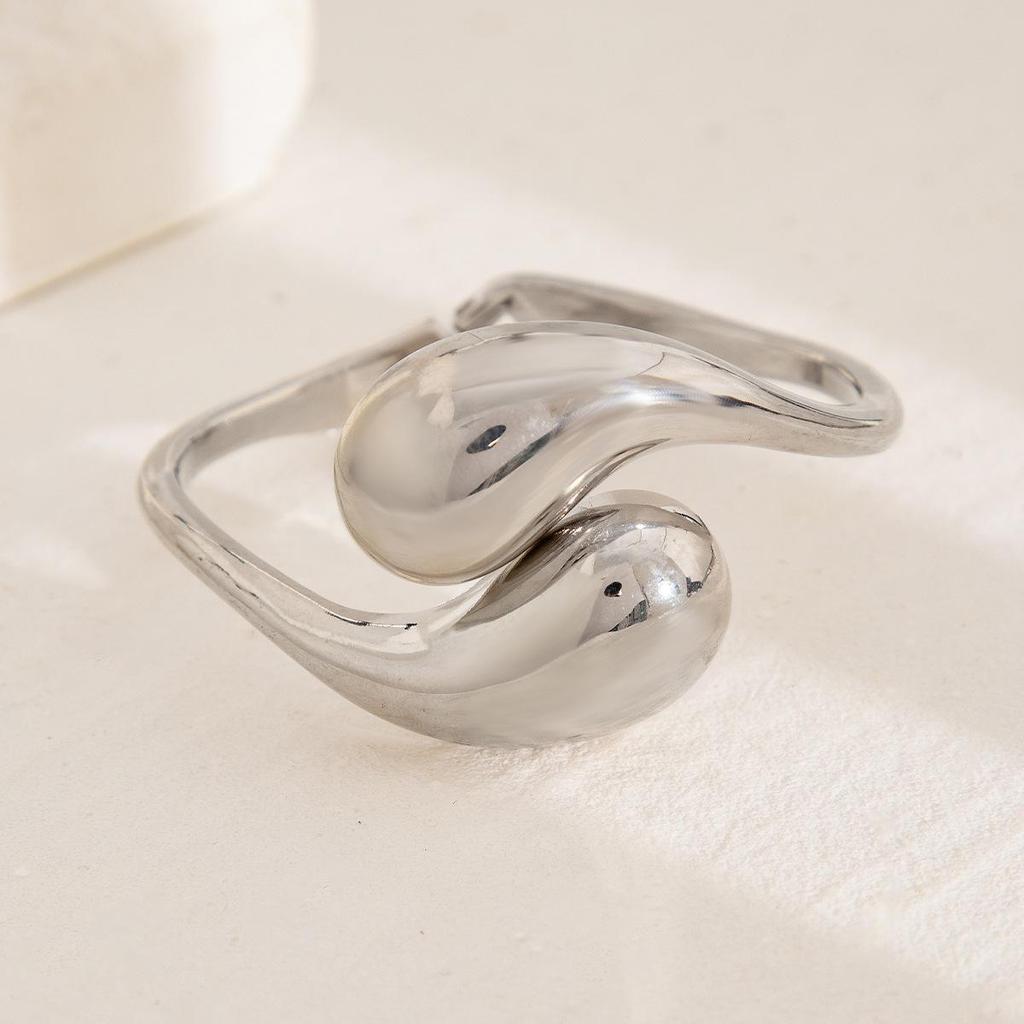 Набор браслетов из сплава в европейско-американском стиле: Неправильный дизайн капли воды