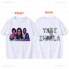 Винтажная стираная футболка с принтом узора Tame Impala Мужская Психоделический Поп-Рок Группа Унисекс Мода Винтажная Футболка