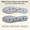 1 Pair Magnetic Acupressure Massage Insoles Foot Massage Design Shock-Absorbing Anti-Fatigue Gel Massage Points Insoles