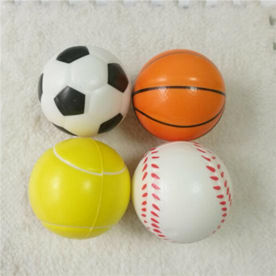12Pcs Anti Stress Balls Mini Soft Basketball Football Tennis Squeeze Baby Toy