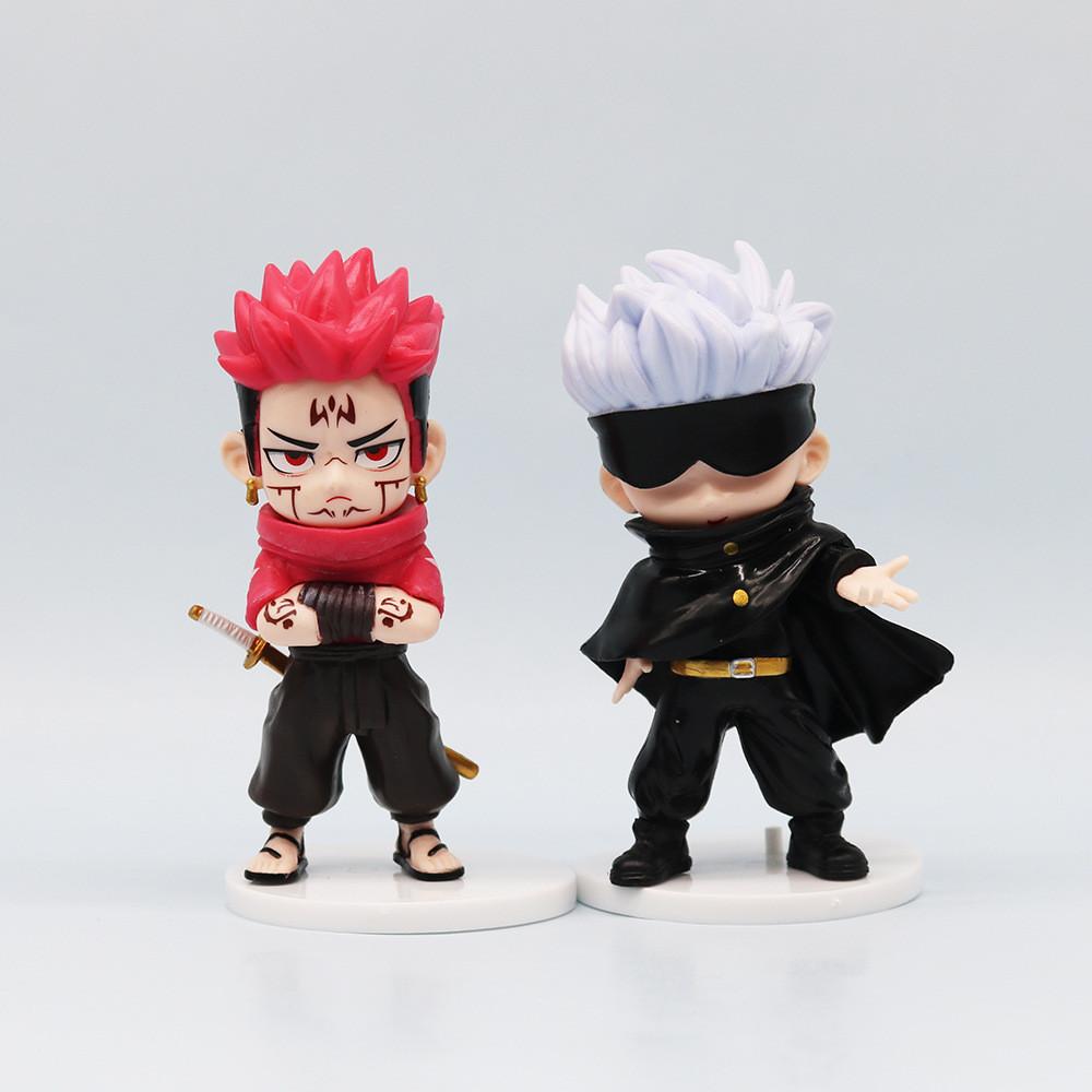 Premium Q Version Jujutsu Kaisen Pvc Figurines Collection Of Gojo Satoru Yuji Itadori Nobara Kugisaki And Others With Intricate Details