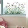 Цветы Gesang Листья Спальня Гостиная Прихожая Домашний Декор Наклейки на Стену Самоклеящиеся