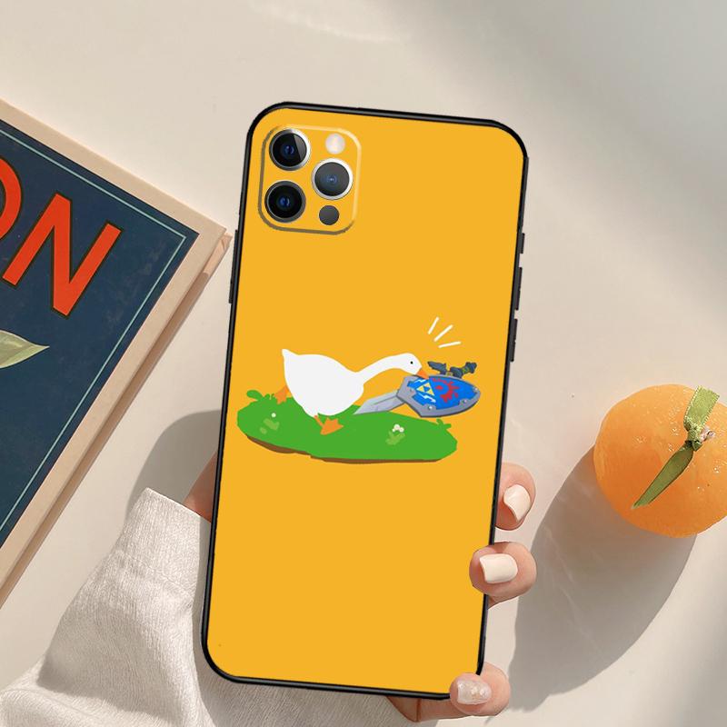 Чехол для телефона Untitled Goose Duck Game для iPhone 16 15 14 Pro Max 11 12 13 Pro Max Mini XR 16 15 Plus 16e