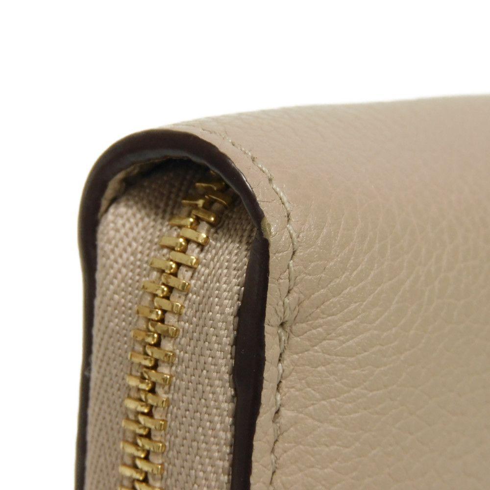 Б/у 12564 Кошелек Lockme на молнии по кругу M80100 7943 Логотип LV на молнии по кругу RFID Подпись LV Зеленый Унисекс из Японии ОРИГИНАЛ