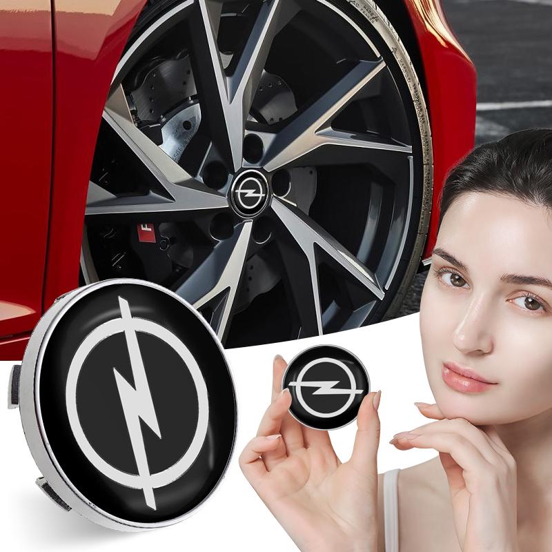 4PCS 60mm car hub center cover sticker wheel hub cover car decoration For Opel Insignia Astra Antara Meriva Zafira H G Corsa