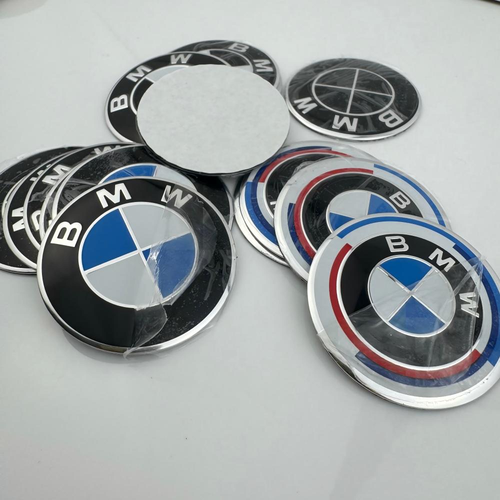 For BMW M 4pcs 56MM 60MM 65MM Car Hub Cap Badge Center Hat Sticker For BMW M Logo E46 E36 E34 F10 E90 F30 E60 F30 E53 E30 E92 E87 X1 F31