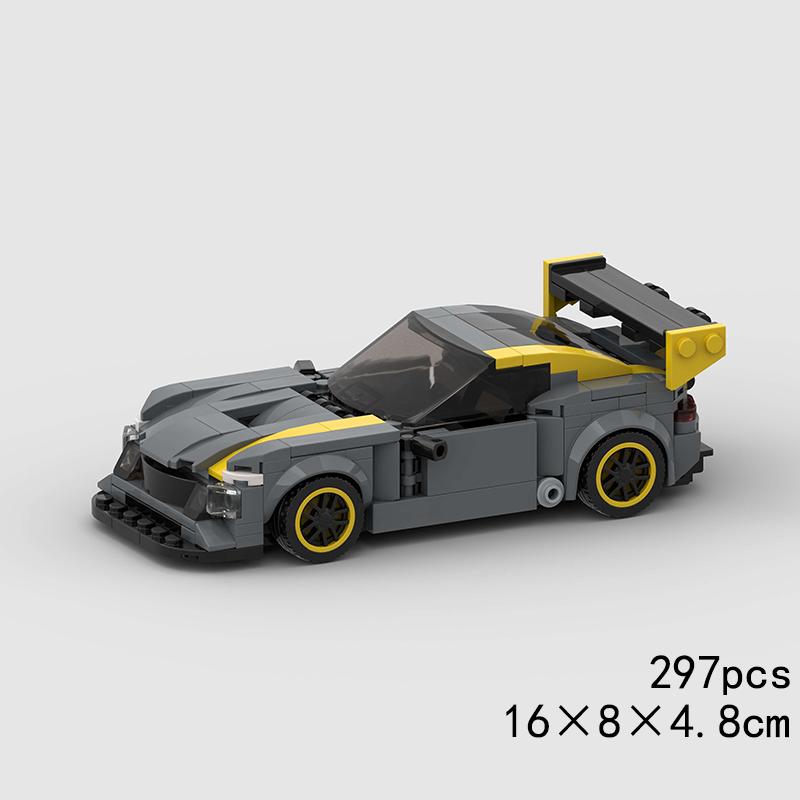 MOC Скорость Спорт Супер Гоночный Автомобиль Модель Строительные Блоки DIY Кирпичи Город Технический Ралли Отличный Гоночный Автомобиль Рождественский Подарок Игрушка