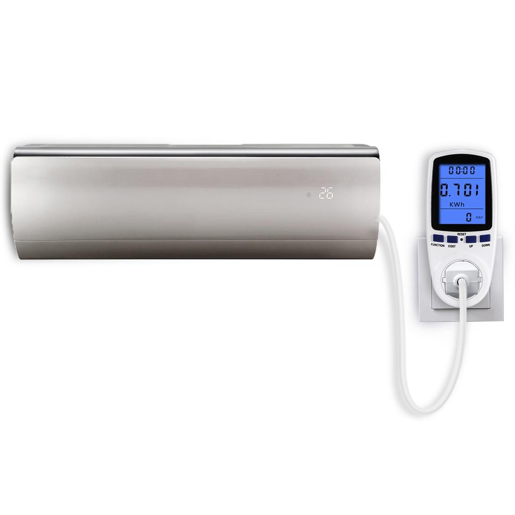 Монитор потребления электроэнергии Счетчик мощности Вилка Домашняя энергия Ватт Вольт Ампер кВтч Анализатор потребления