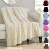 Super Soft Blankets for Beds Shaggy Faux Fur Blanket Ultra Plush Decorative Blanket