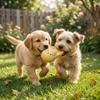 Cartoon Pet Molar Toy Bite-resistant Latex Squeaky Dog Toy Pet Interactive Toys  Puppy Teething