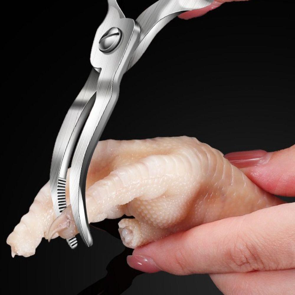 Curved Tip Chicken Feet Boneless Pliers Professional Chicken Bone Scissors Restaurant