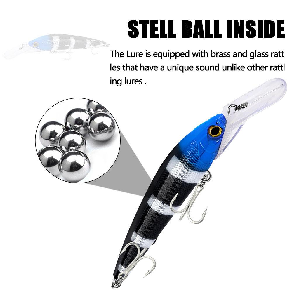 Большая плавающая приманка для ловли гольяна, 14 см, 41 г, лазерная искусственная жесткая приманка, морская вода, дальний заброс, троллинговые воблеры, УФ-джеркбейт, снасти