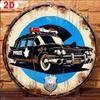 Vintage Classic Car Aluminum Metal Sign Retro Automobile Wall Decor Plaque for Garage Workshop