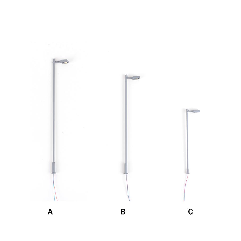 1:150/1:100/1:87 масштаб одинарная лампа модель миниатюрный DIY декор ночник песочный стол строительство парк сад наружное освещение