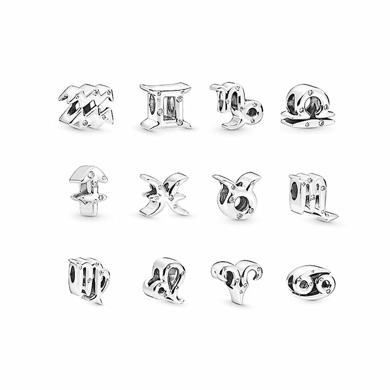 Pandora Twelve Constellations Charm Silver 925 Silver Pendant Men and Women Same Style Couple Style 798415C01