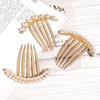 For Girls Temperament Rhinestone Hair Stick Hair Ornaments Women Bridal Hairpins Korean Hair Comb