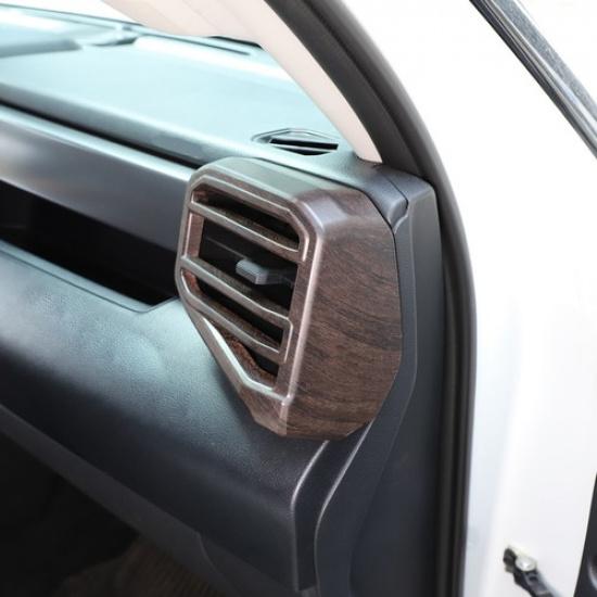 Oak Grain Interior Side Air Vent Frame Cover For Toyota Tundra -2024 US