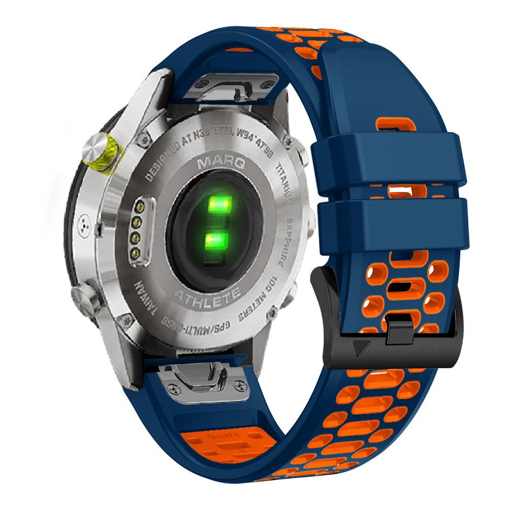 Силиконовый ремешок 26 мм 22 мм для Garmin Fenix ​​6X6 Pro 5X5 Plus 7X7 3HR 935 945 Enduro 2 QuickFit ремешок для часов браслет Correa
