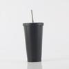Double Stainless Steel Straw Cup Gift Cup Manufacturers Men's and Women's Vacuum Coffee Cups