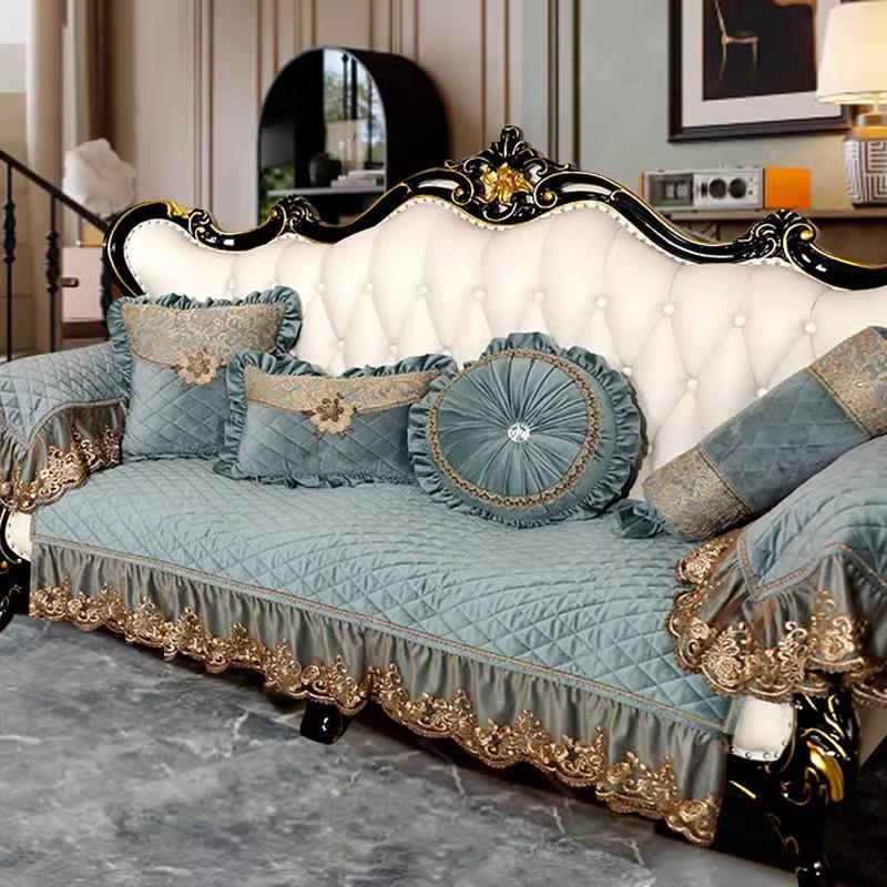 Подушки для дивана осенью и зимой универсальны для всех сезонов, подушки для сиденья в ряд не скользят, легкая роскошь, высококачественный тканевый чехол, чехол для дивана