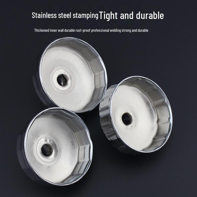 Steel Cap Type Oil Filter Wrench for Auto Maintenance