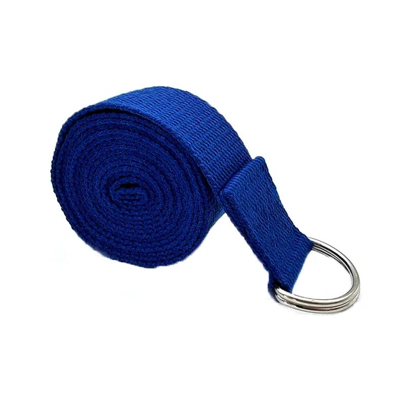 Yoga Strap Adjustable D-Ring Buckle Gives Flexibility for Yoga Stretching Durable Cotton Exercise Straps