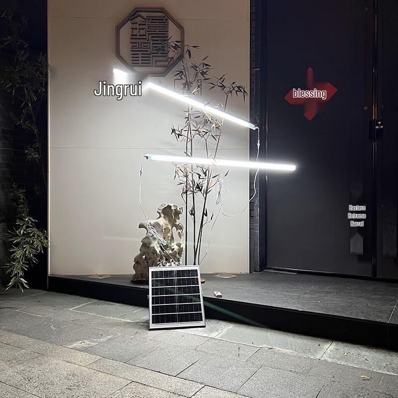 Solar Outdoor/Indoor LED Tube Lamp with Motion Sensor