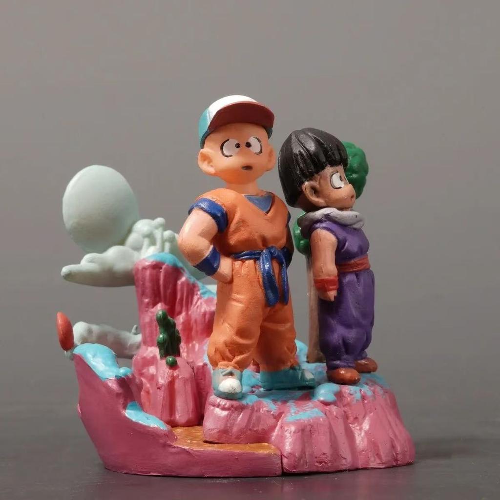 Аниме Dragon Ball Гоку Дает Молоко Гоку Клин Веджета Фриза ПВХ Модель Статуя Коллекция Украшение Игрушки Подарок