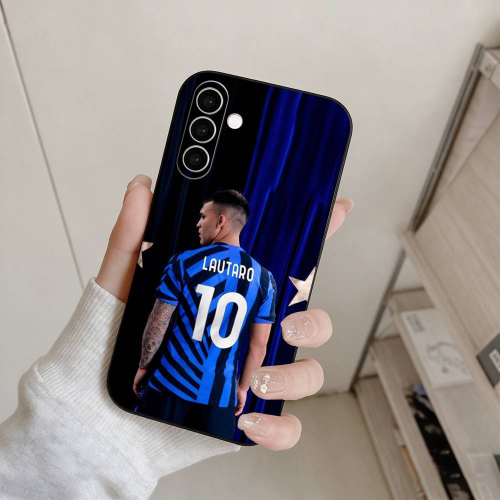 Чехол для телефона Lautaro Martinez для Samsung Galaxy A73, A72, A71, A70, A53, A52, A51, Другие Мягкий черный чехол
