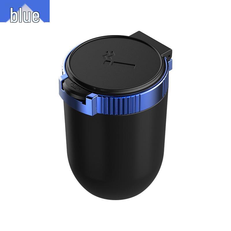 LED Car Ashtray with Flame Retardant Liner and Smoke Extinguishing Lid